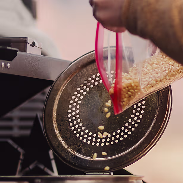 Solo Stove Bonfire Popcorn Maker aus Edelstahl