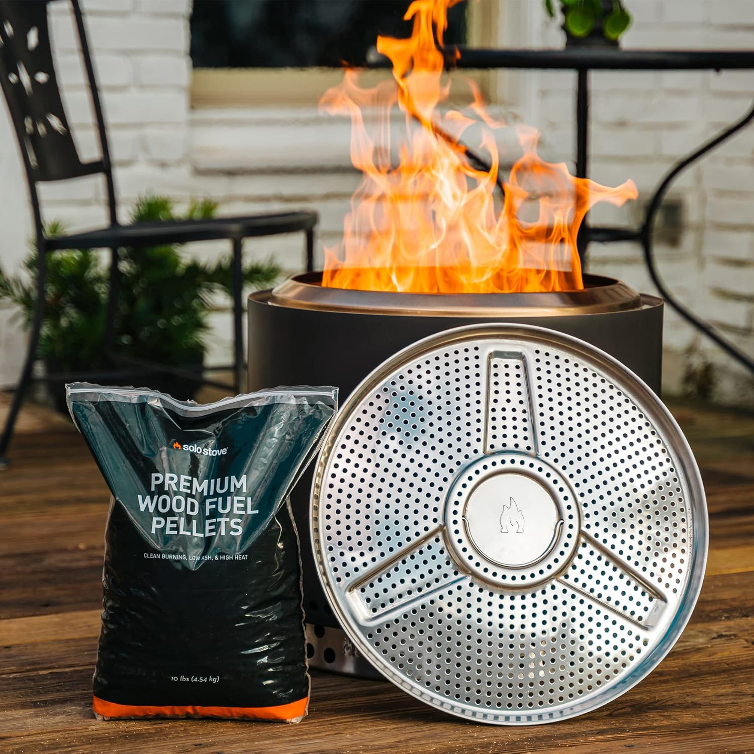 Solo Stove Bonfire-Einsatz für Pellets | Edelstahl von Solo Stove