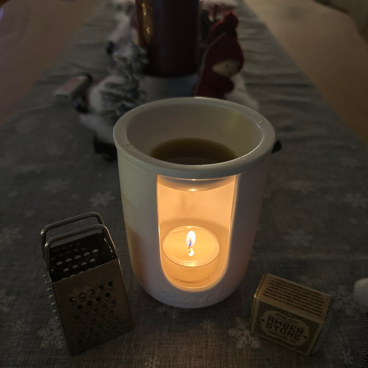 Etna Duftverdampfer grey für AMBER STONES und Duftöle von Boles d'olor