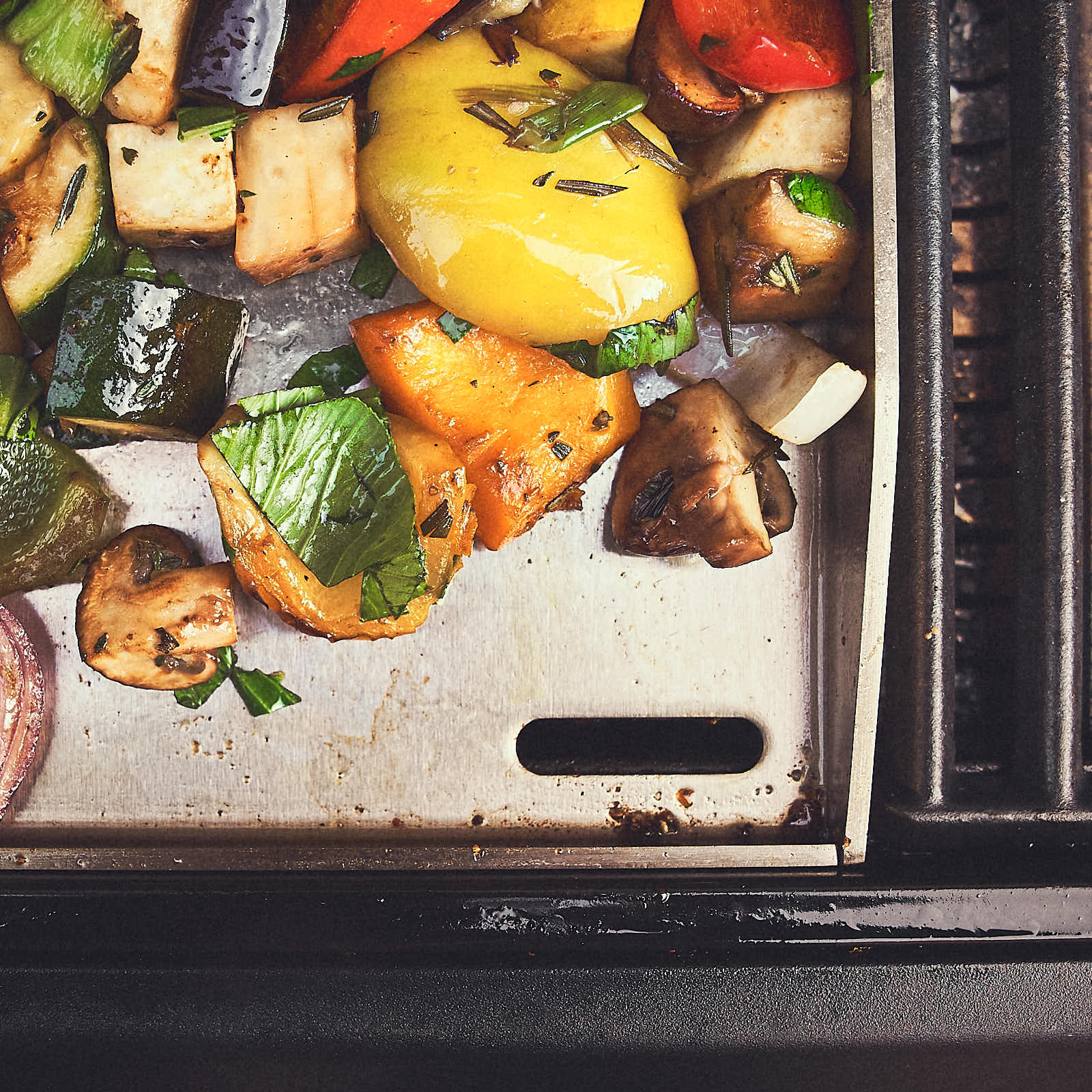 BURNHARD Plancha Grillplatte für den FRED - 41,5 × 40 × 3,5 cm von BURNHARD