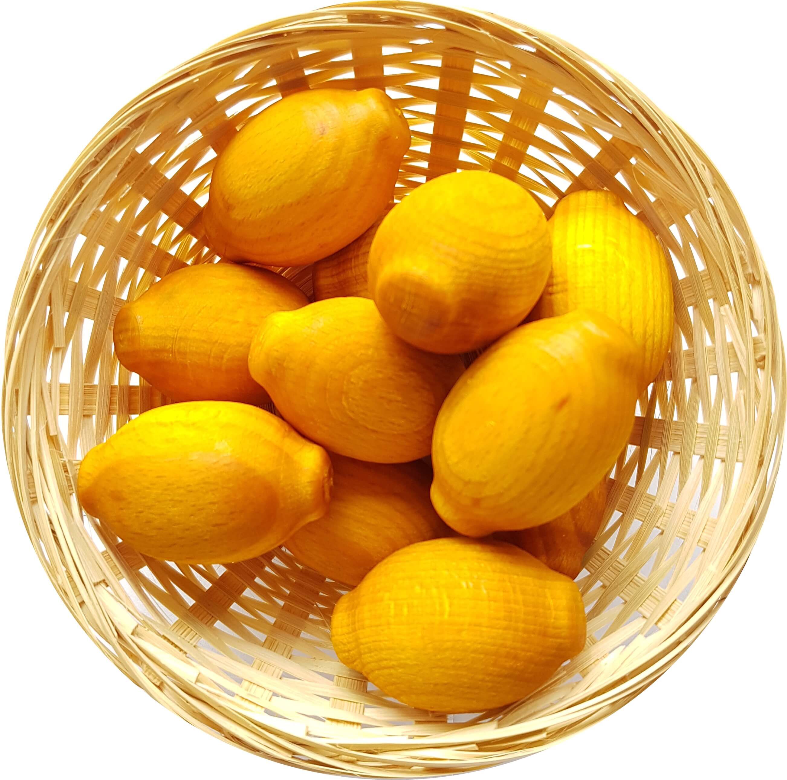 10x Zitrone Duftholz zur Lufterfrischung und Raumbeduftung - Dufthölzer - Duftfrüchte - Duftkugel