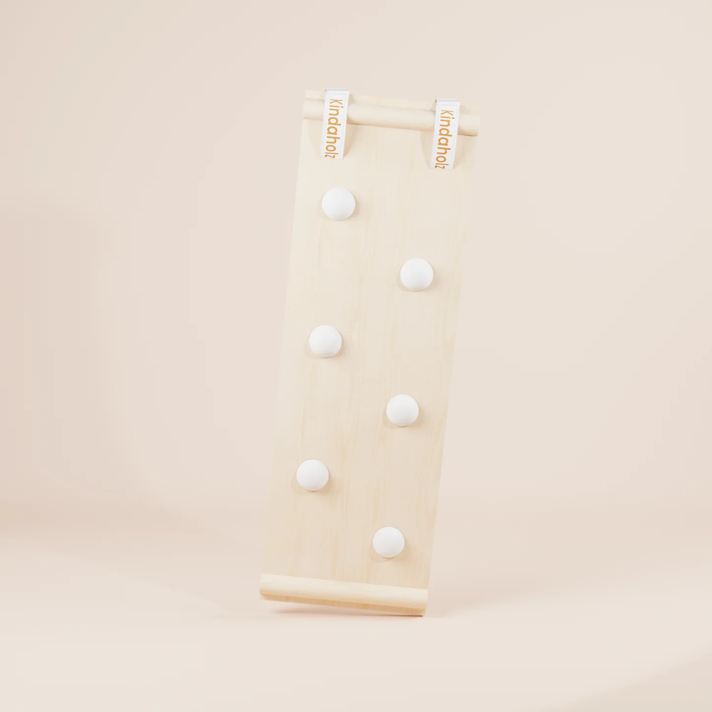 Kindaholz NOAH Rutschrampe Weiß Indoor Kletterrampe aus FSC Holz von Kindaholz