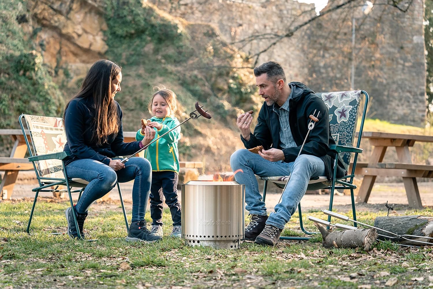 Solo Stove Grillspieße für Feuerschale 4 Stück | Marshmallows - Stockbrot - Würstchen von Solo Stove