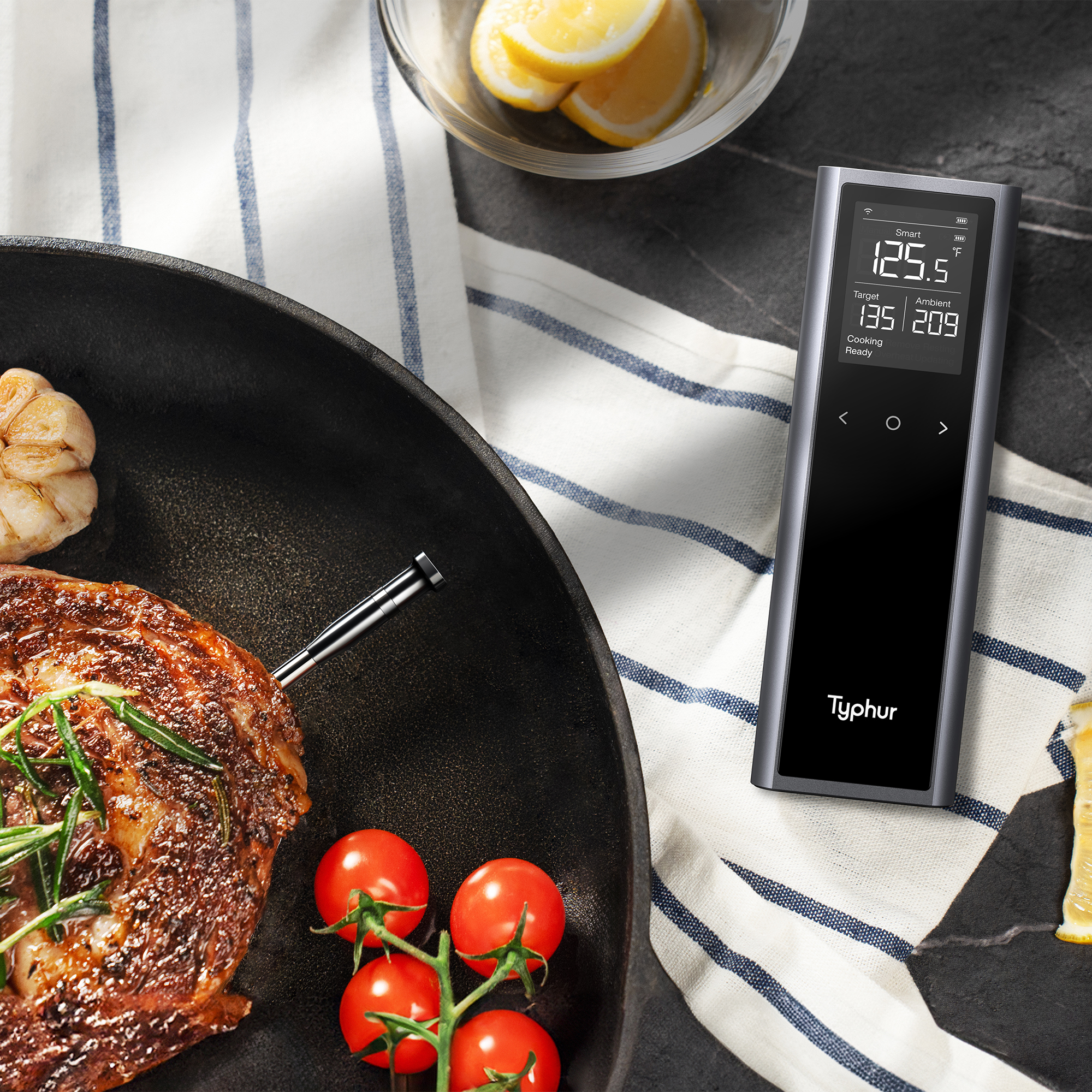 Typhur Sync One Wireless - Professionelles Digital Fleischthermometer IP67 wasserdicht von Typhur