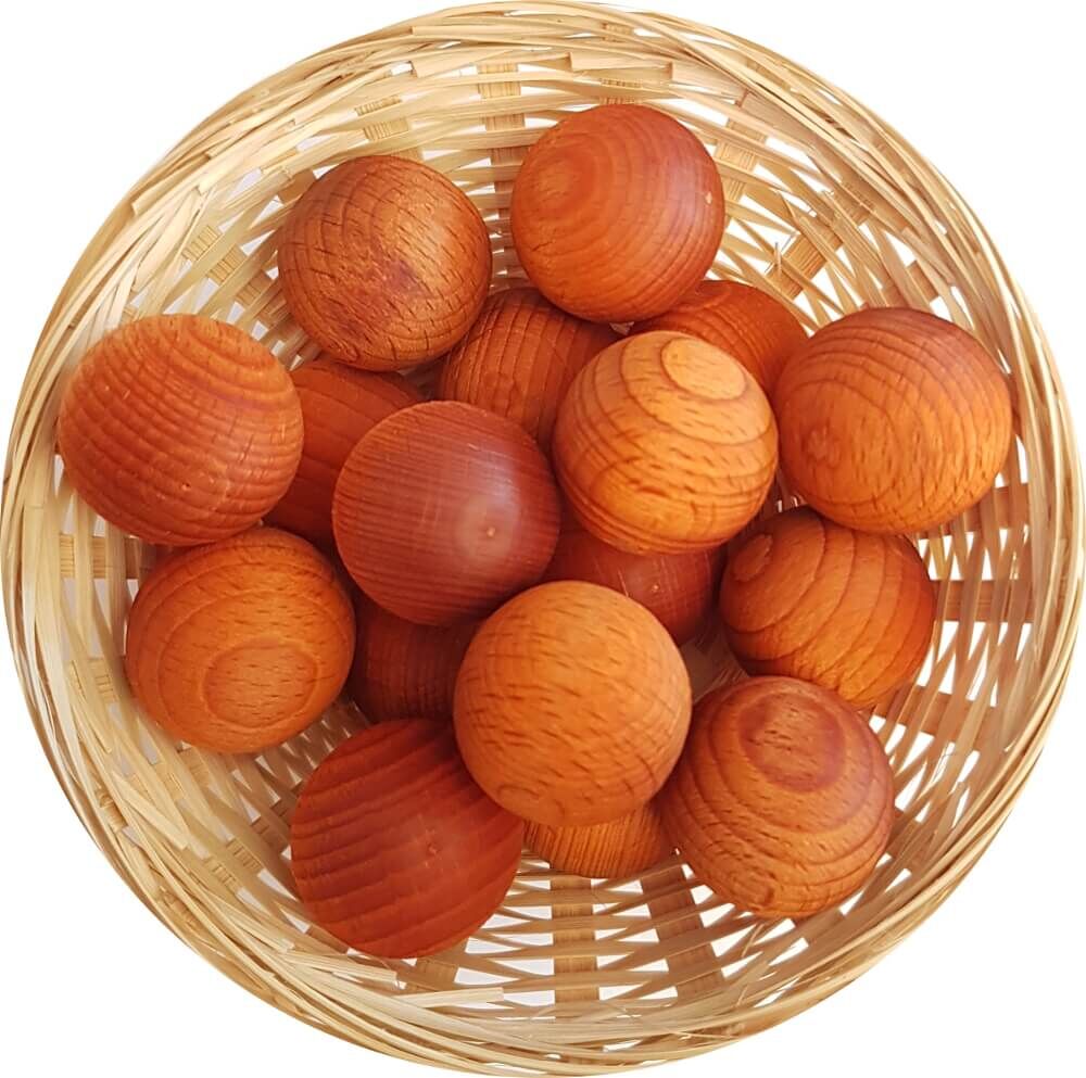10x Duftholz Orangen-Blüte zur Lufterfrischung und Raumbeduftung - Dufthölzer - Duftfrüchte - Duftkugel