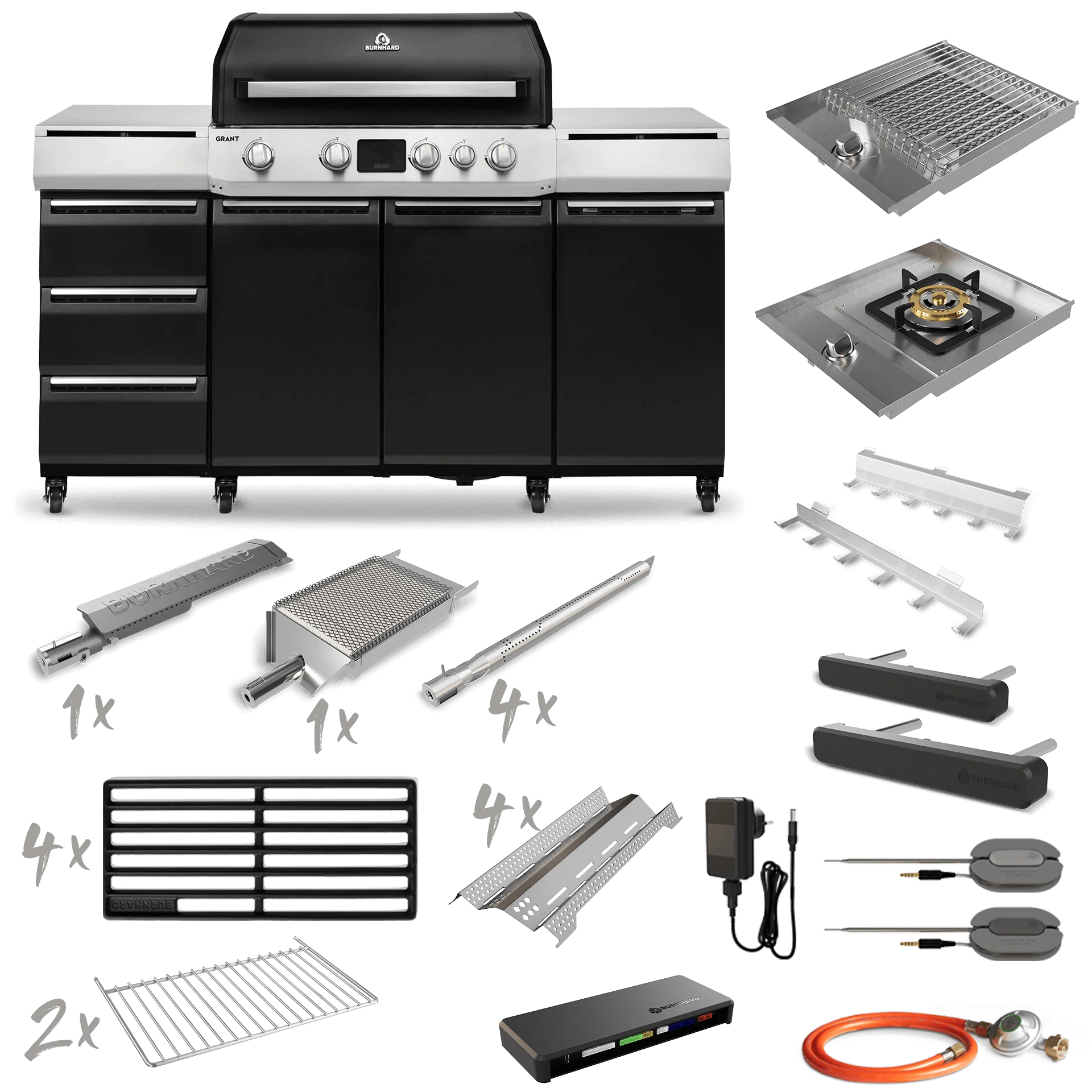 BURNHARD GRANT Pro + Modular Gasgrill von BURNHARD