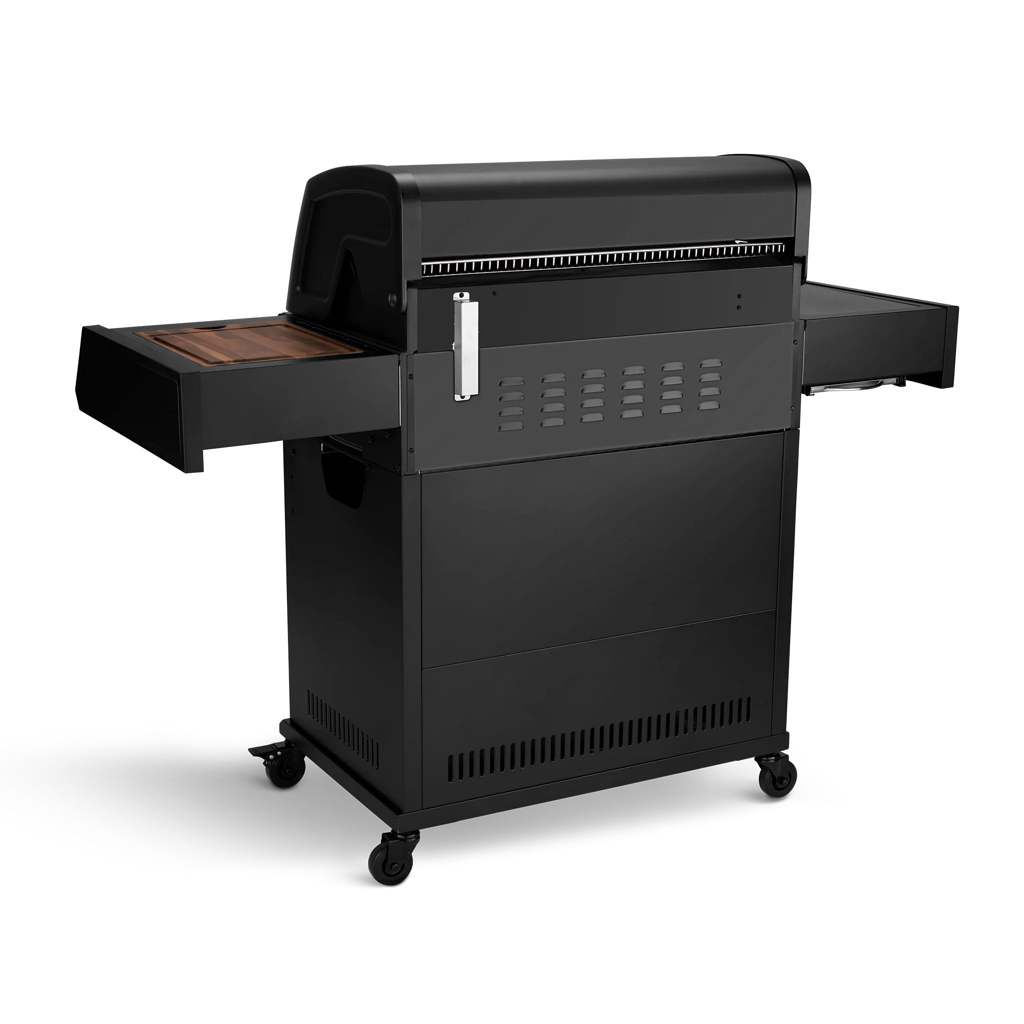 BURNHARD Big EARL Premium-Gasgrill 4-Brenner in der Farbe Schwarz mit Gusseisenrost von BURNHARD