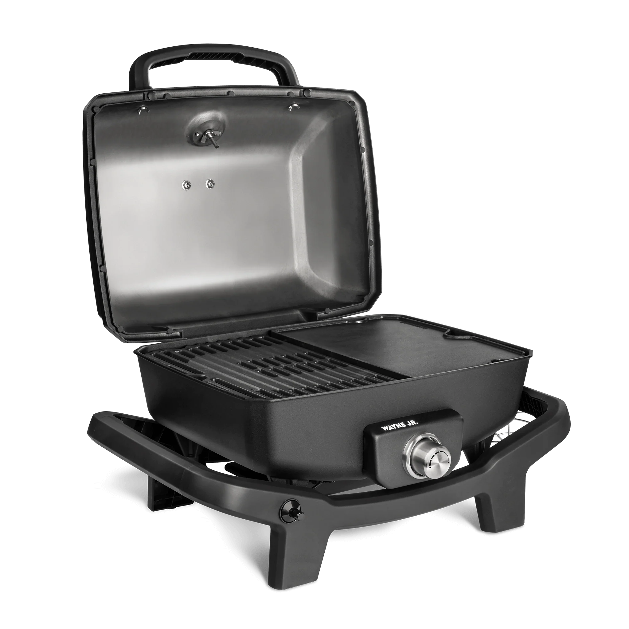 BURNHARD WAYNE Jr. 1-Brenner - Grillplatte Gusseisen beidseitig von BURNHARD