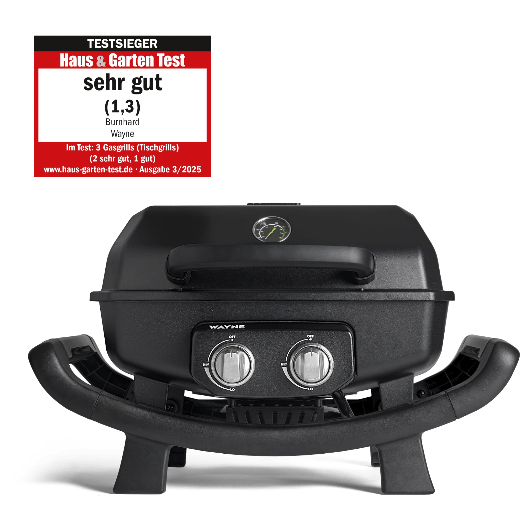 BURNHARD WAYNE Balkongrill 2-Brenner BURNHARD WAYNE Balkongrill 2-Brenner