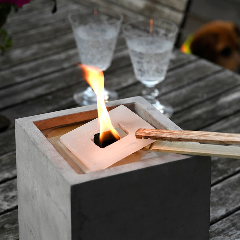 BESKE Nachfüllwachs S für Betonfeuer Kea - 30 Wachsplatten von Beske-Manufaktur