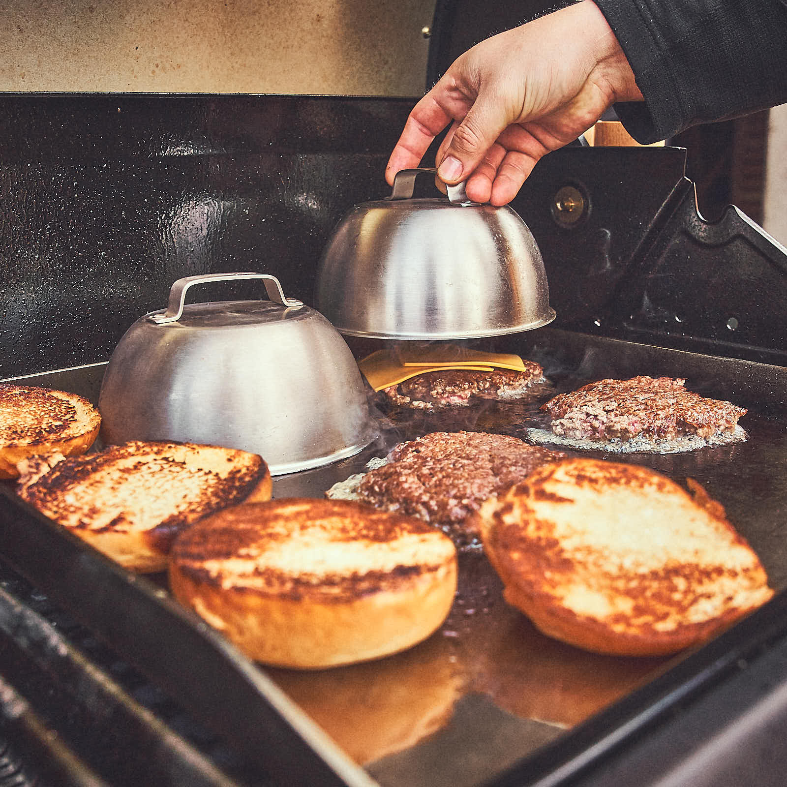 BURNHARD Plancha Grillplatte für den FRED - 41,5 × 23,5 × 3,5 cm von BURNHARD