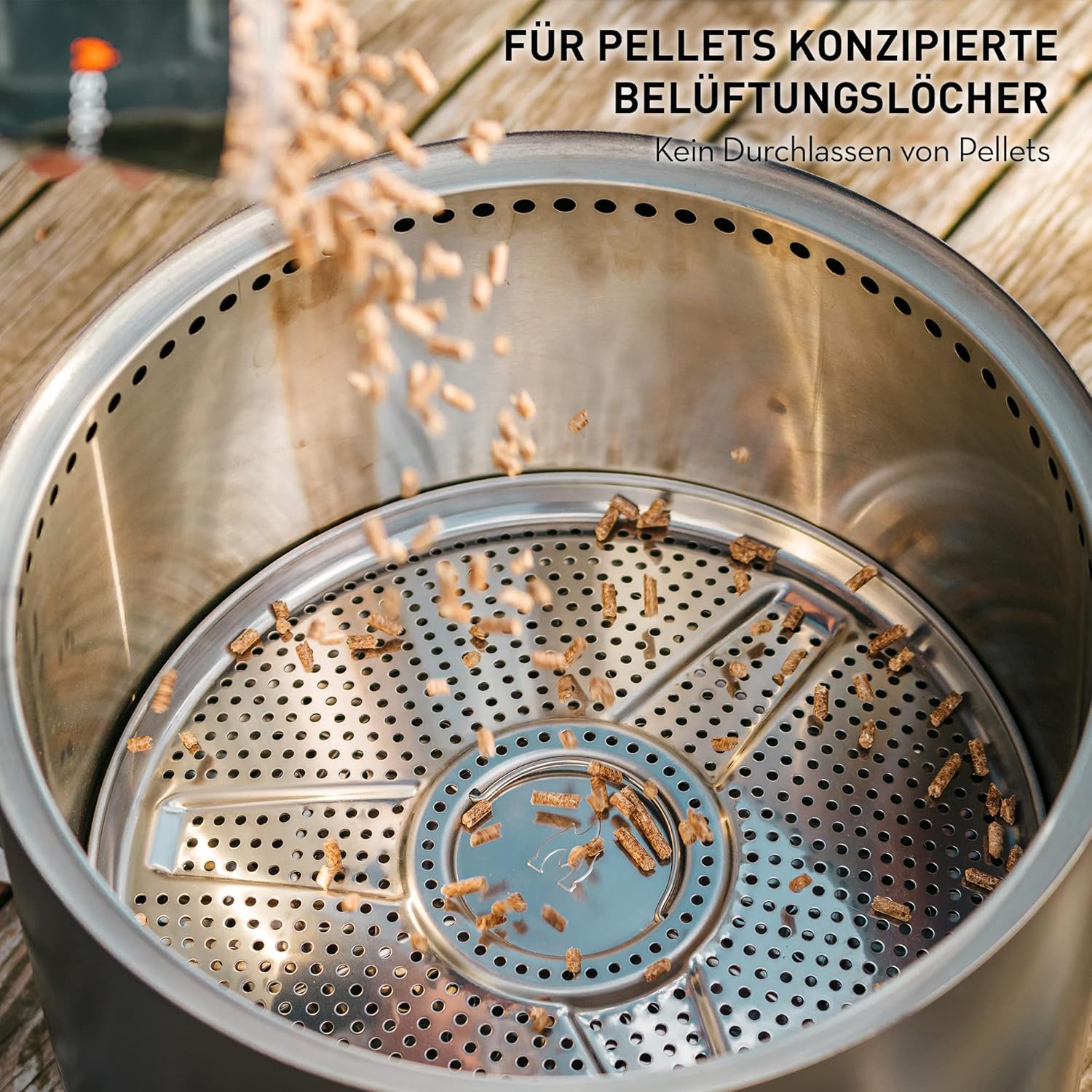 Solo Stove Bonfire-Einsatz für Pellets | Edelstahl von Solo Stove