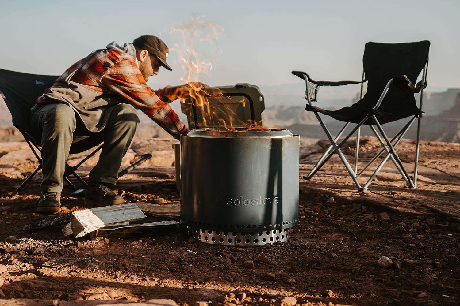 Solo Stove BONFIRE 2.0 + STAND WATER / Blau | Feuerschale - Feuerstelle - Feuertonne  von Solo Stove
