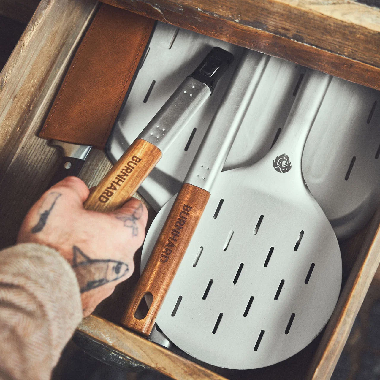 BURNHARD Pizza-Set 2-tlg. für den Fat TONY von BURNHARD