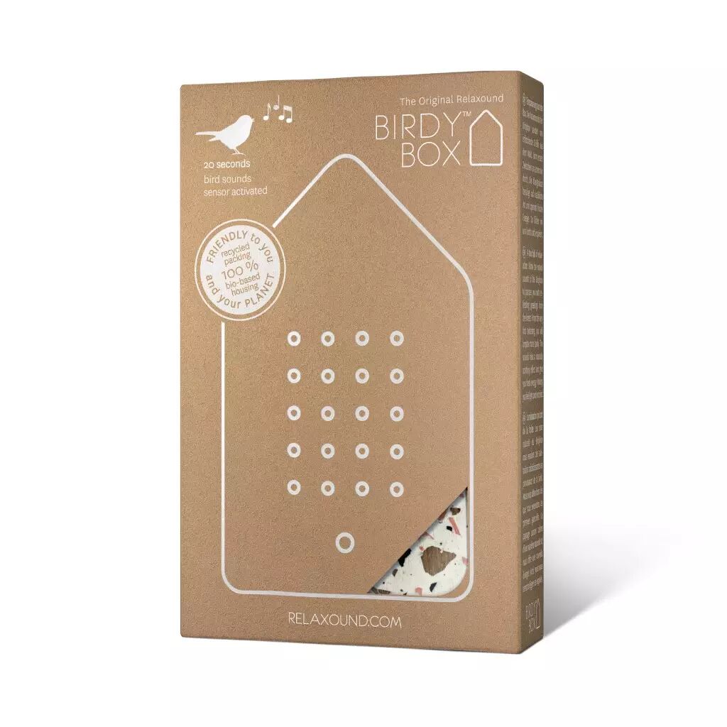 Relaxound - Birdybox - Toffee Terrazzo - Bewegungsmelder - Das perfekte Relaxtool von Relaxound