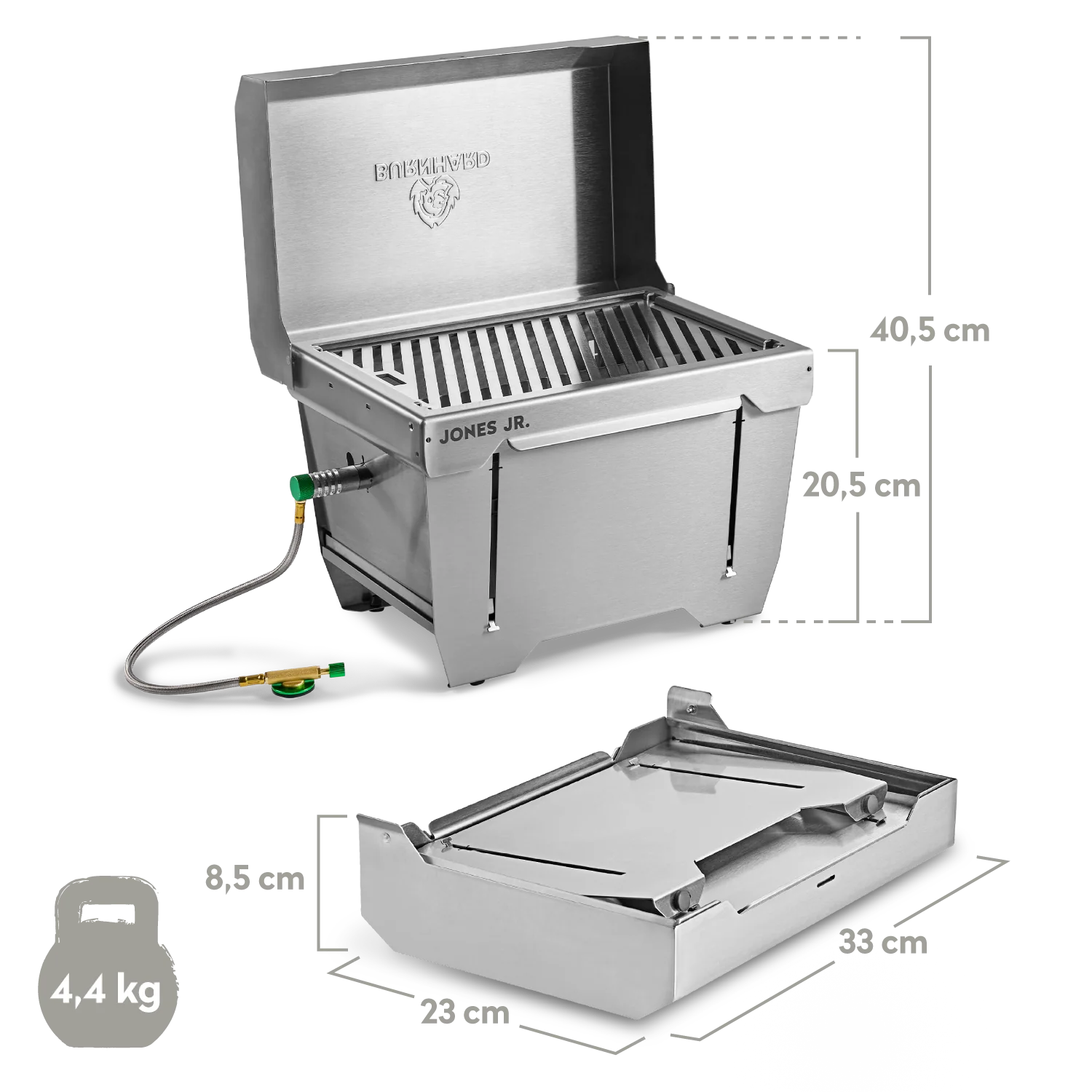 BURNHARD JONES Jr. Campinggrill 1-Brenner von BURNHARD