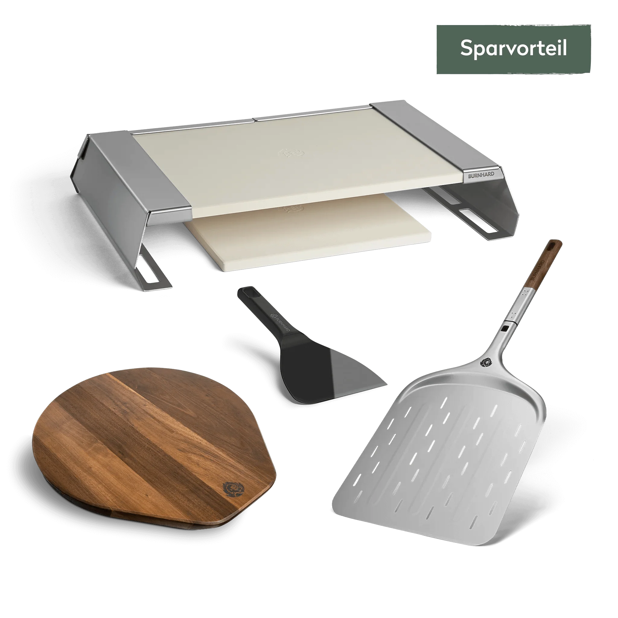 BURNHARD BBQ Pizza-Set 4-tlg.